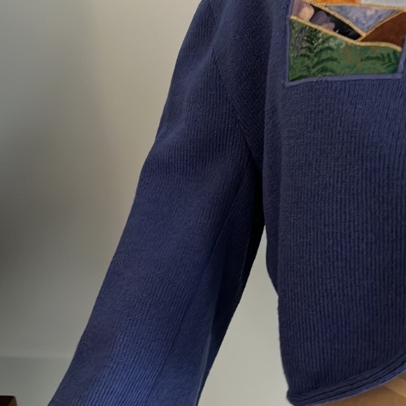 Vintage A Unique Fibers Original Embroidered Bolo Jacket - Picture 6 of 9